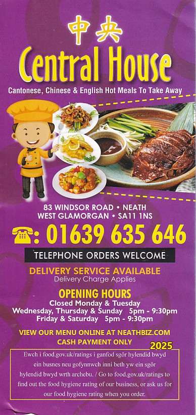 Central House chinese Neath