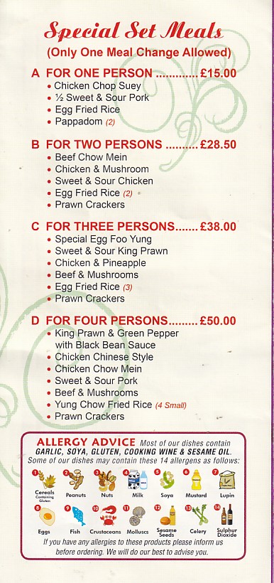 Central House chinese Neath